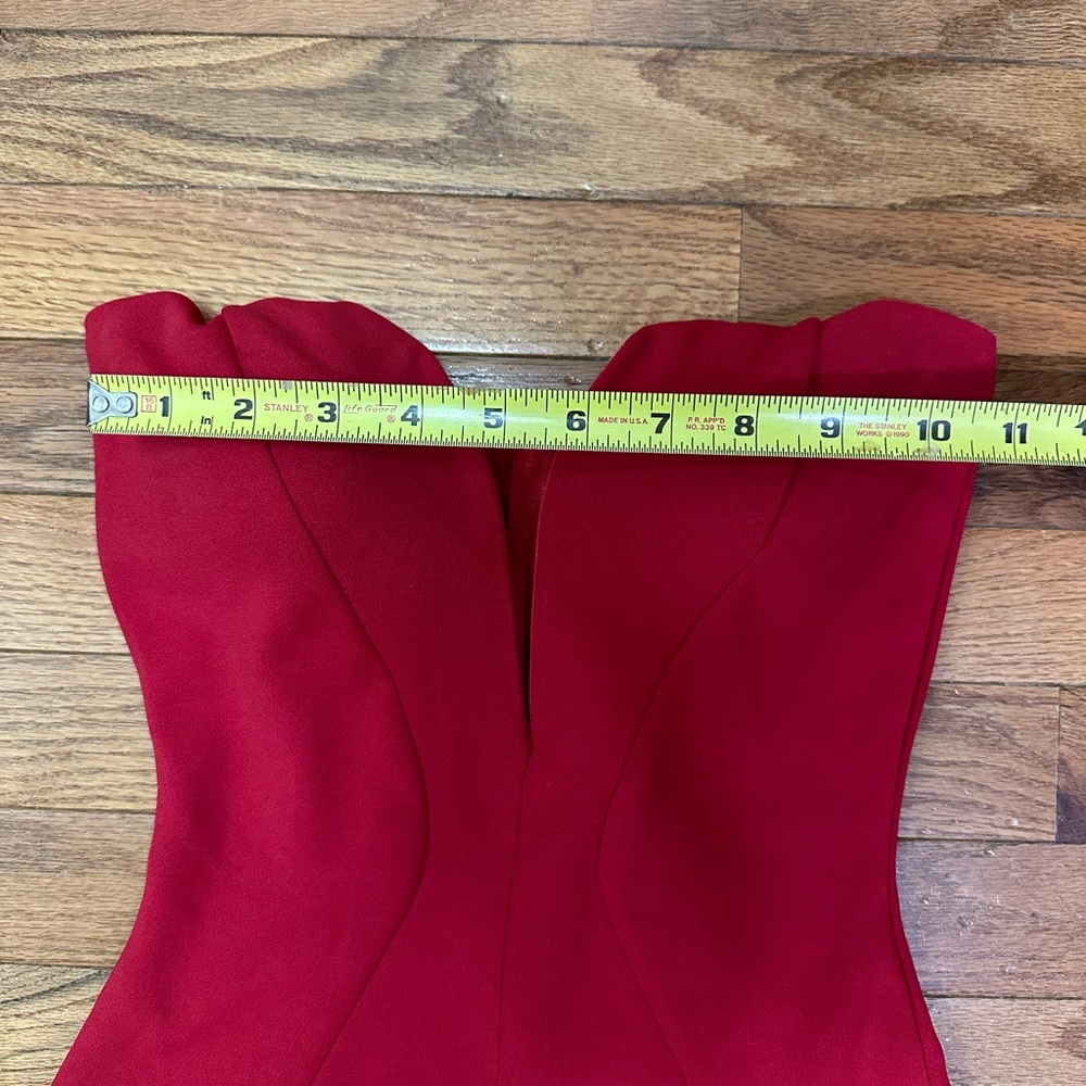 Windsor Strapless Sweetheart Mermaid Dress - Red - Picture 5 of 5